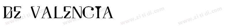 De Valencia字体转换